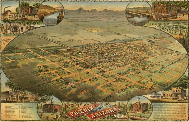 Mapa antigo Phoenix